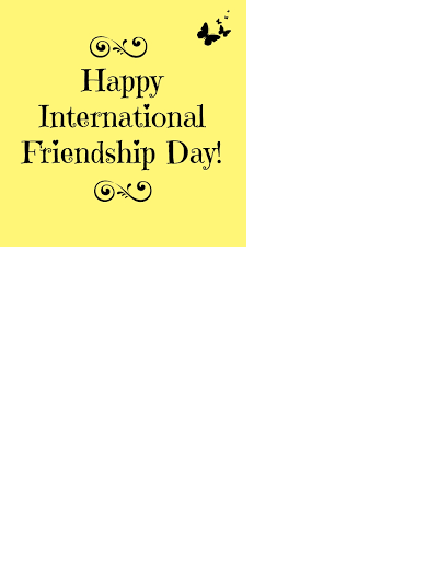 Happy International Day of Friendship